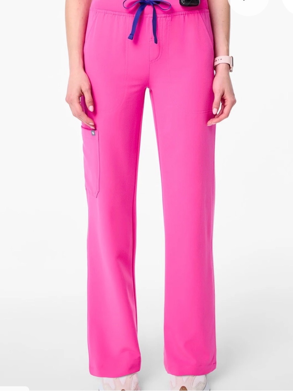FIGS Rapid Response Pink Isabel Wide Leg Pants NWT- SOLD OUT!!